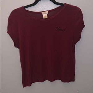 X large form fitting tshirt